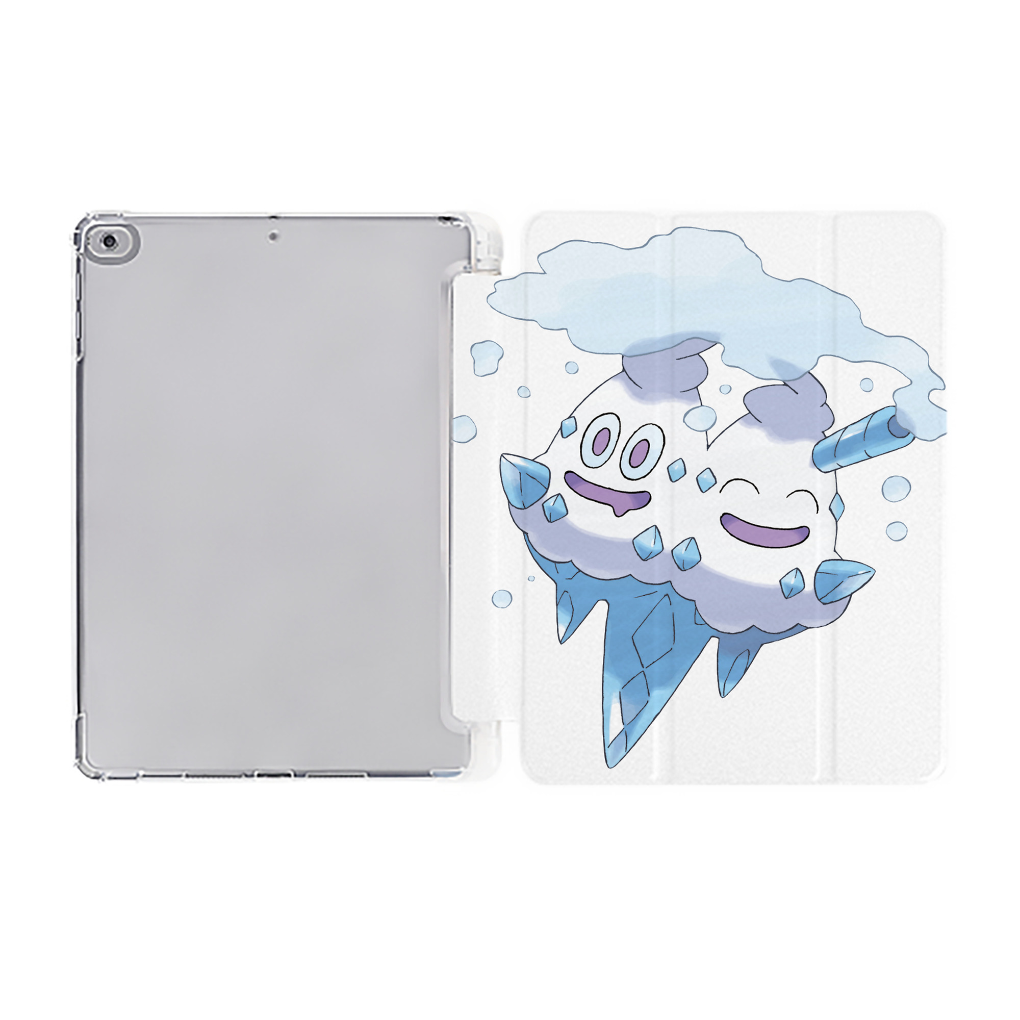 （画像用） ポケットモンスター Pokémon IPad ケース ペン収納付き 三つ折りスタンド PUレザー×シリコン 対応機種9.5/10.5/10.9インチ